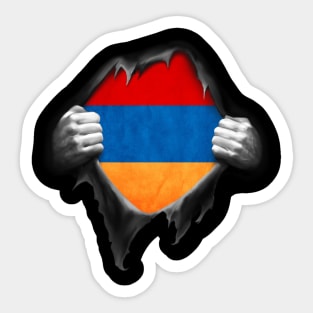 Armenia Flag. Proud Armenian Sticker